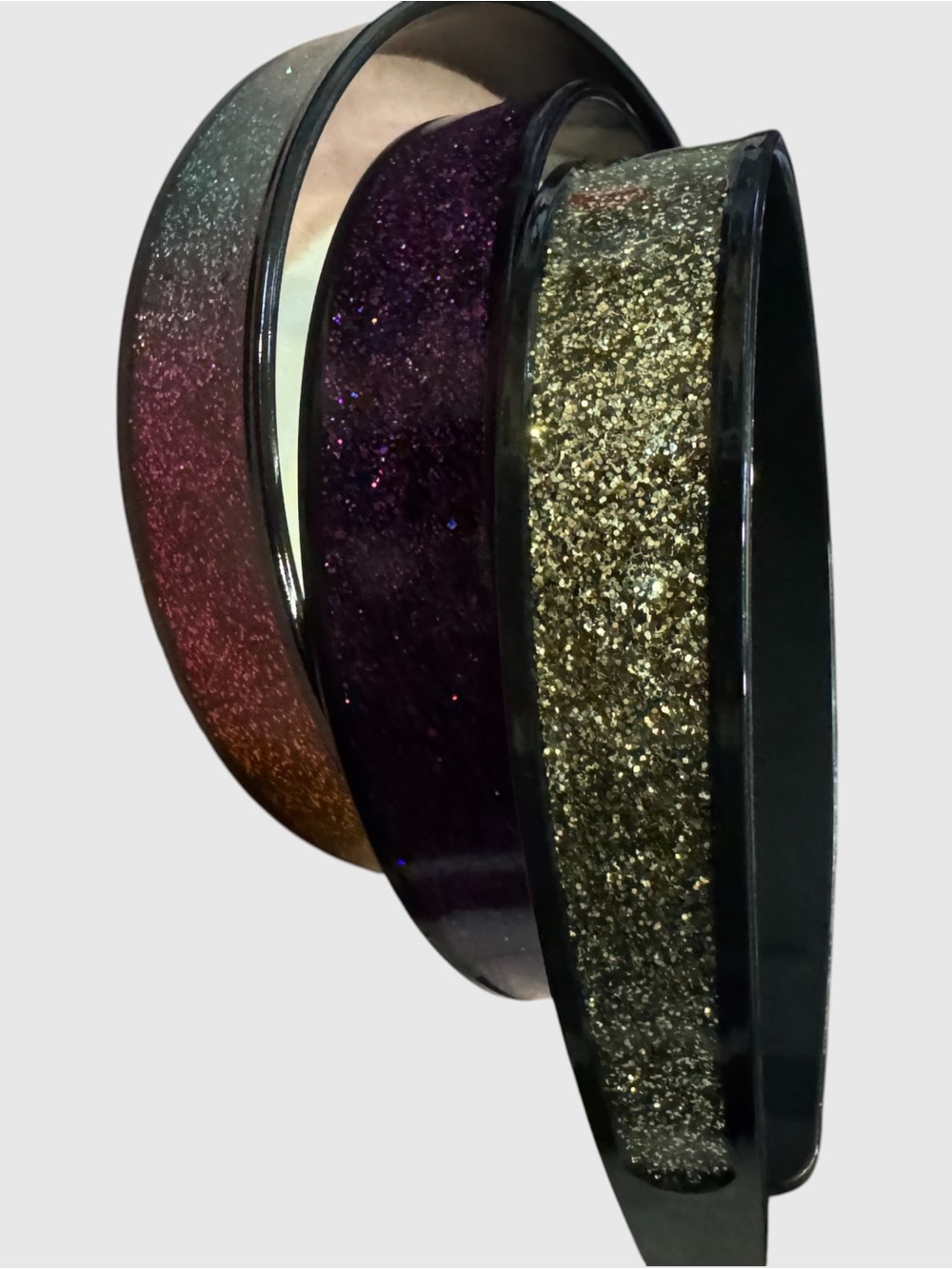 Rainbow Sparkle Headbands Set of 3